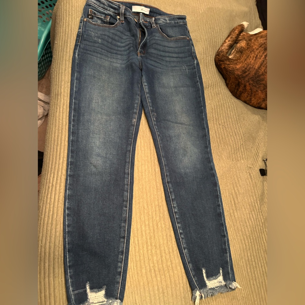 KanCan distressed ankle skinny jeans 9/28